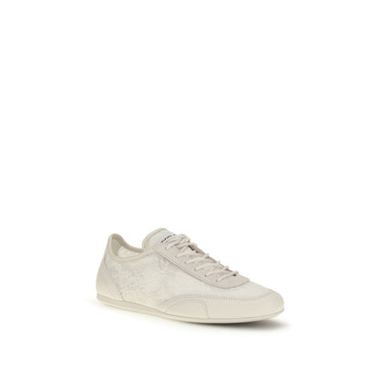 Jimmy Choo Beige Calf Leather Bos Taurus Athletic Sneakers