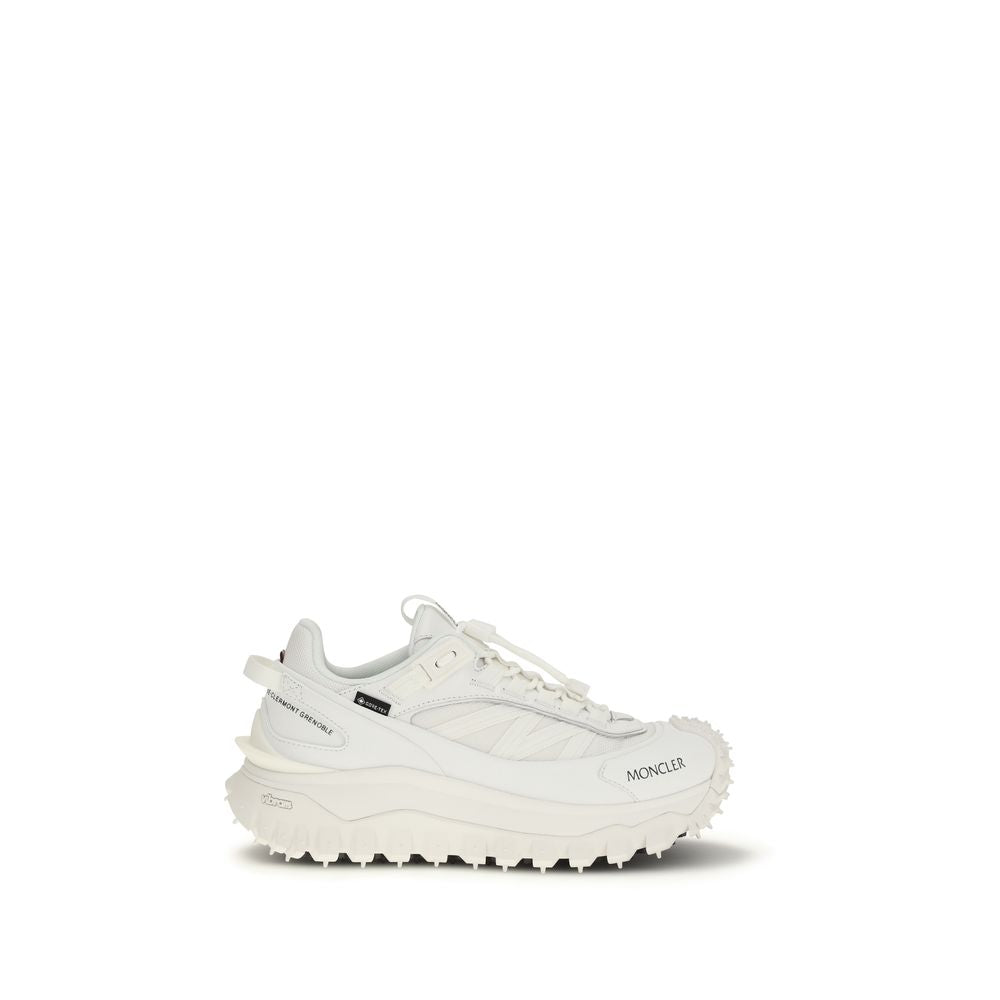 Moncler White Polyamide Athletic Sneakers