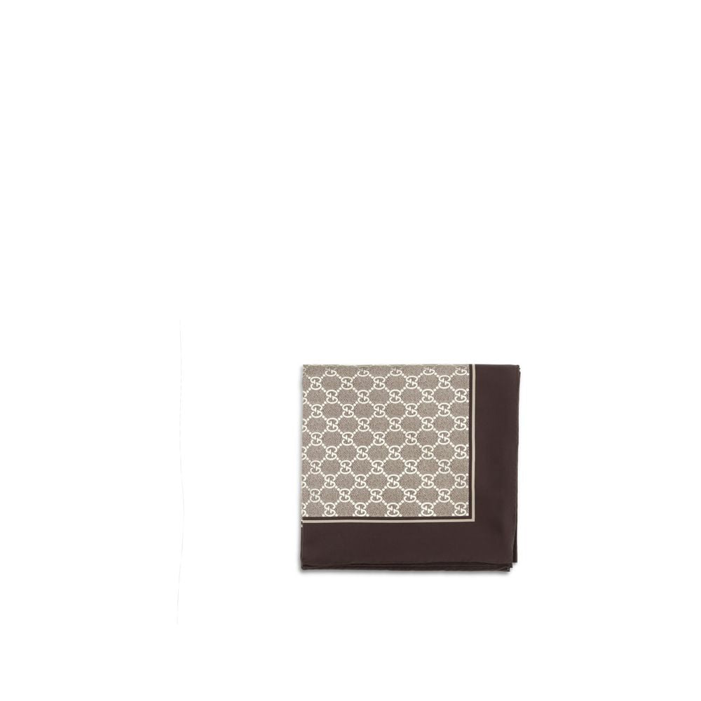 Gucci Beige Silk Scarf