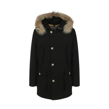 Woolrich Black Cotton Parka