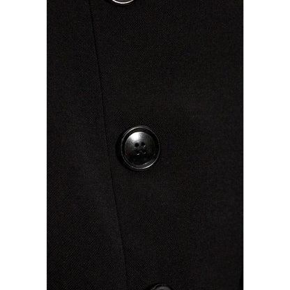 Alaïa Black Elastane Midi Skirt