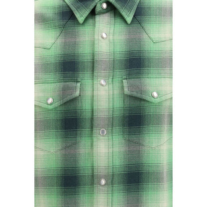 Tom Ford Bicolor Cotton Pattern Shirt