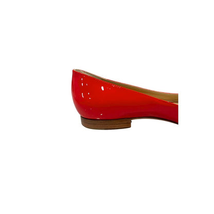 Borbonese Red Leather Women Sandal