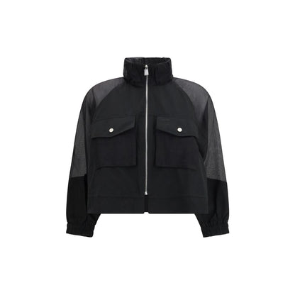PINKO Black Polyester Shell Jacket