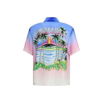 Casablanca Multicolor Silk Pattern Shirt