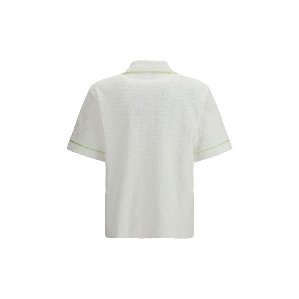 Casablanca White Cotton Shortsleeve Shirt
