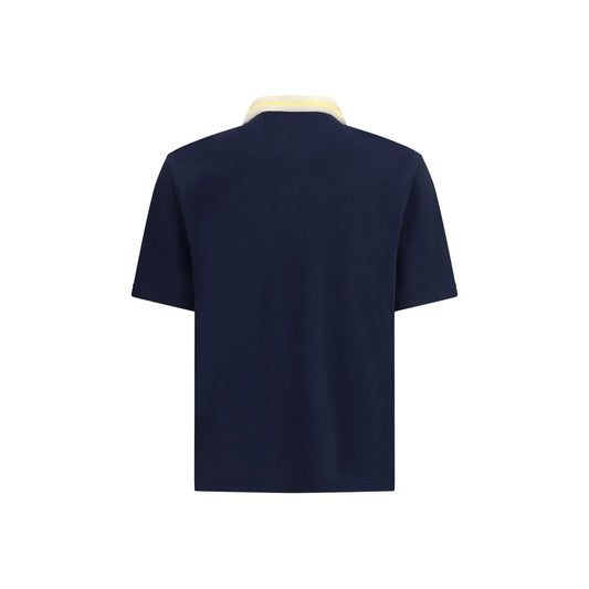 Marni Blue Cotton Polo Shirt