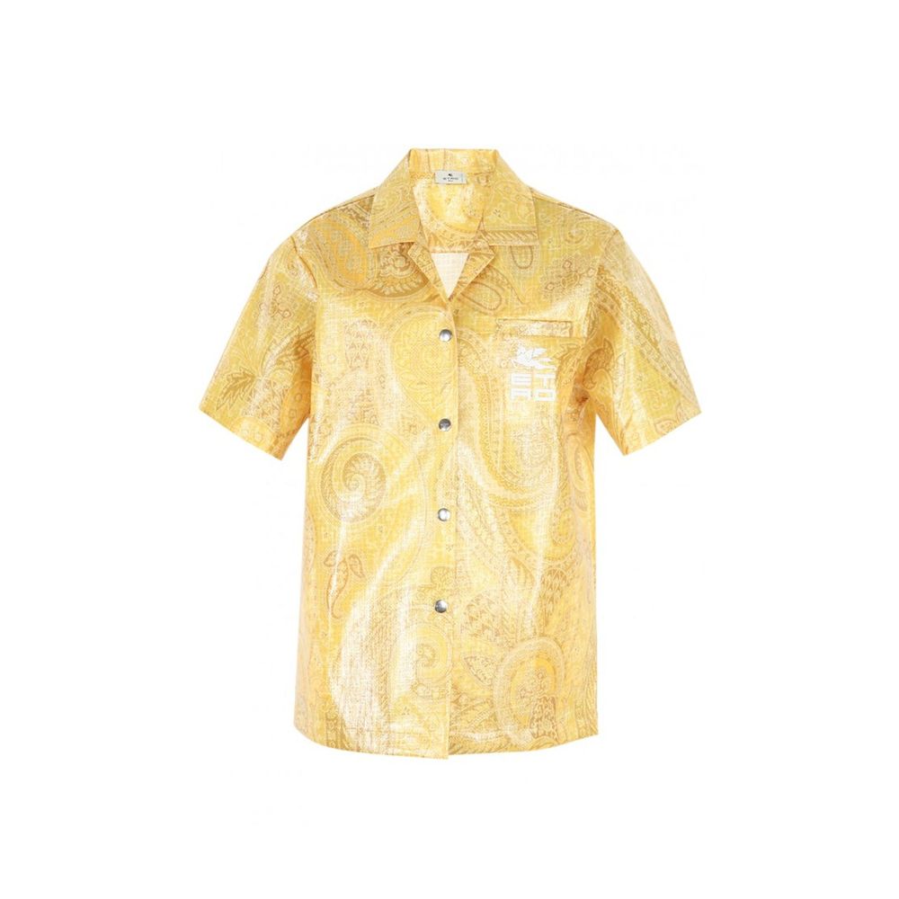 Etro Bicolor Nylon Pattern Shirt