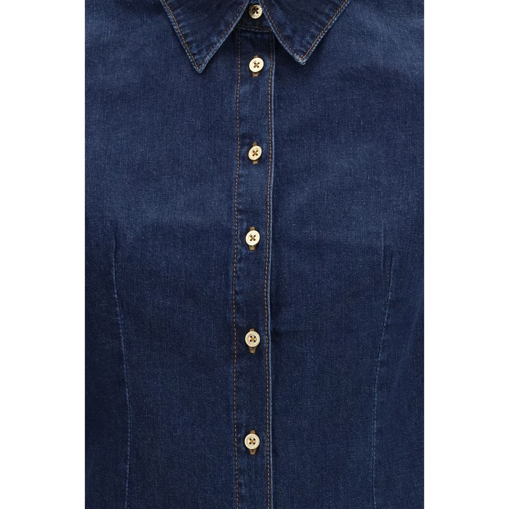 7FOR Blue Denim Shirt