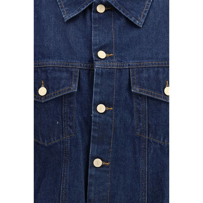7FOR Blue Cotton Denim Jacket