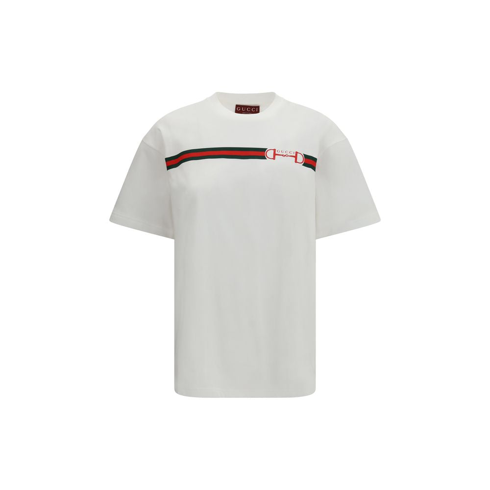 Gucci White Cotton T-Shirt