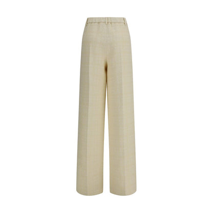 Gucci Beige Cotton Casual Pants