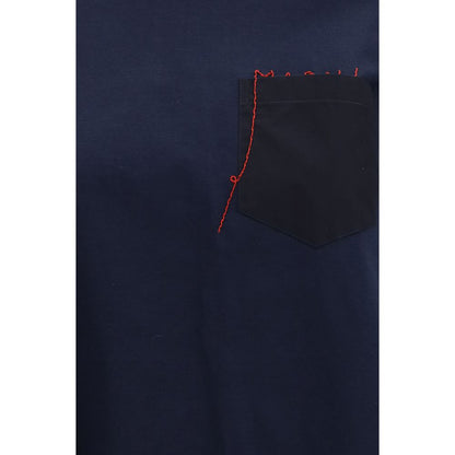 Marni Blue Cotton T-Shirt