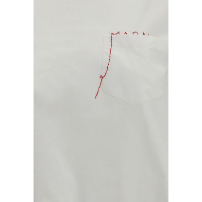 Marni White Cotton T-Shirt