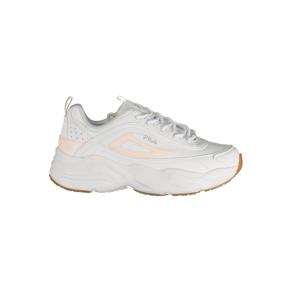 Fila White Polyester Women Sneaker