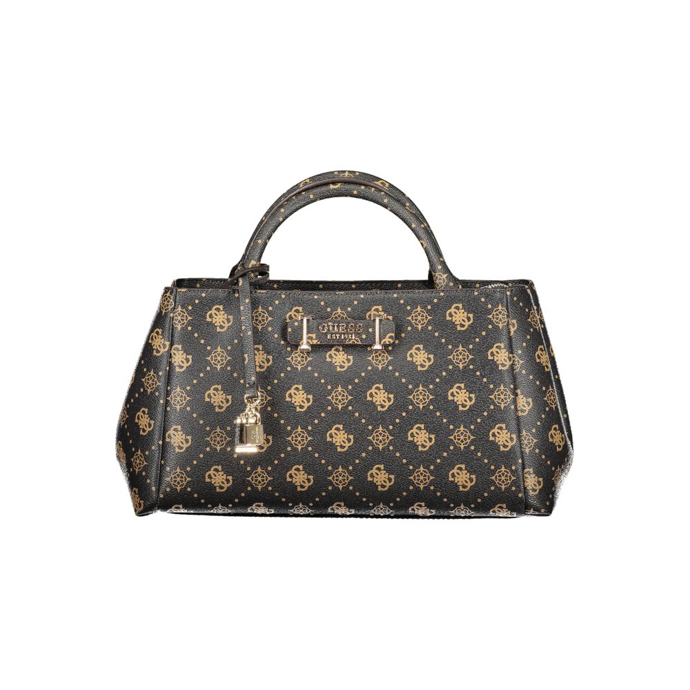 Guess Jeans Marrone Poliuretano Women Handbag