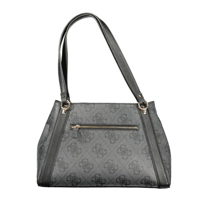 Guess Jeans Nero Poliuretano Women Handbag