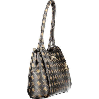 Guess Jeans Marrone Poliuretano Women Handbag