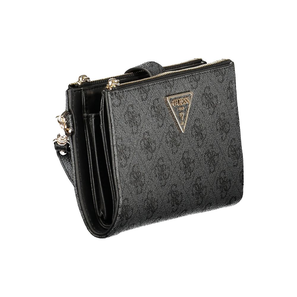 Guess Jeans Nero Poliuretano Women Wallet