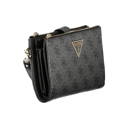 Guess Jeans Nero Poliuretano Women Wallet