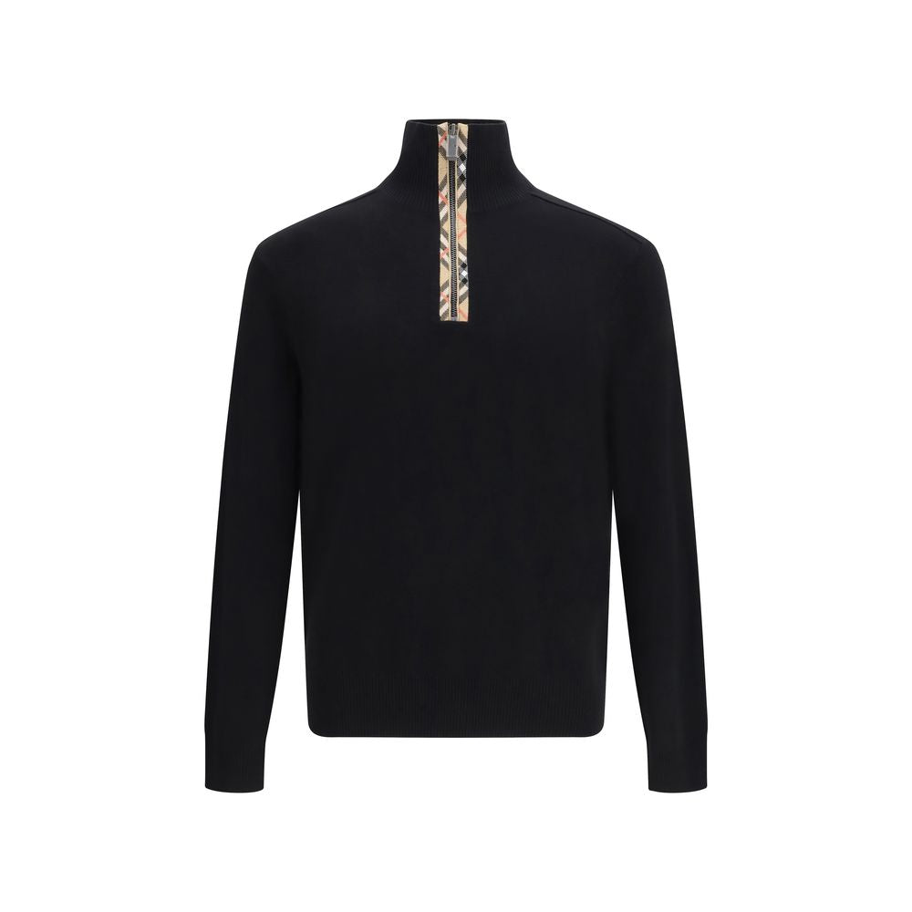 Burberry Black Wool Sweatshirt