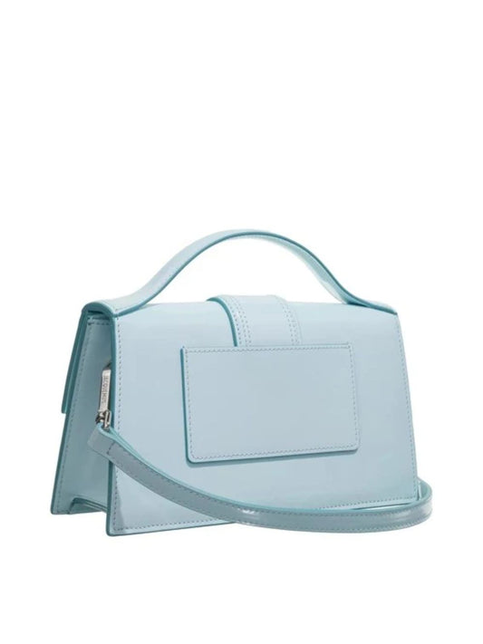 Jacquemus Pale blue Leather Le Grand Bambino Handbag