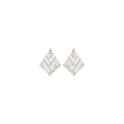 Rabanne Silver Brass Earrings