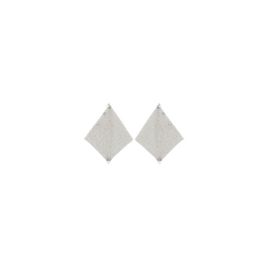 Rabanne Silver Brass Earrings