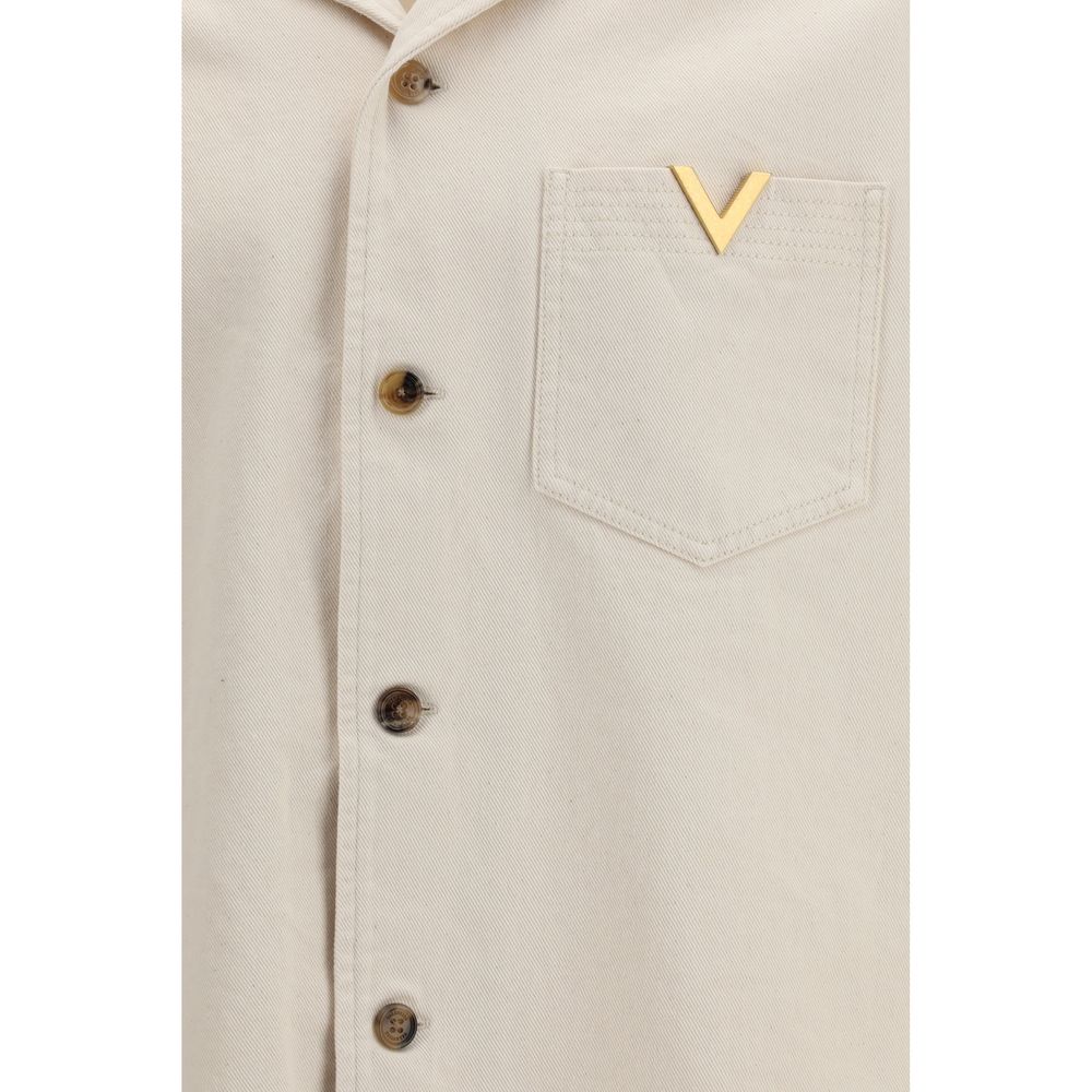 Valentino Beige Denim Shirt