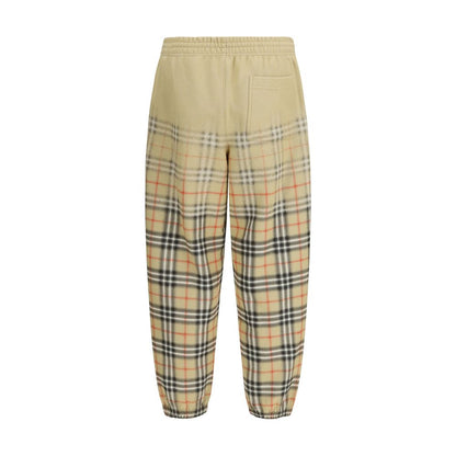 Burberry Beige Cotton Joggers (Workout Pants)