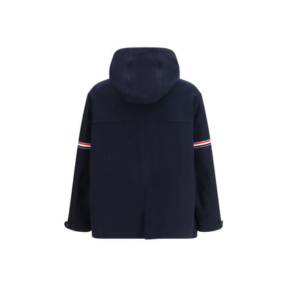 Thom Browne Blue Cotton Parka