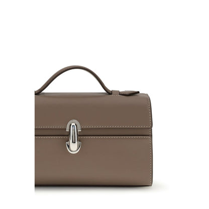 Savette Brown Calf Leather Bos Taurus Shoulder Bag