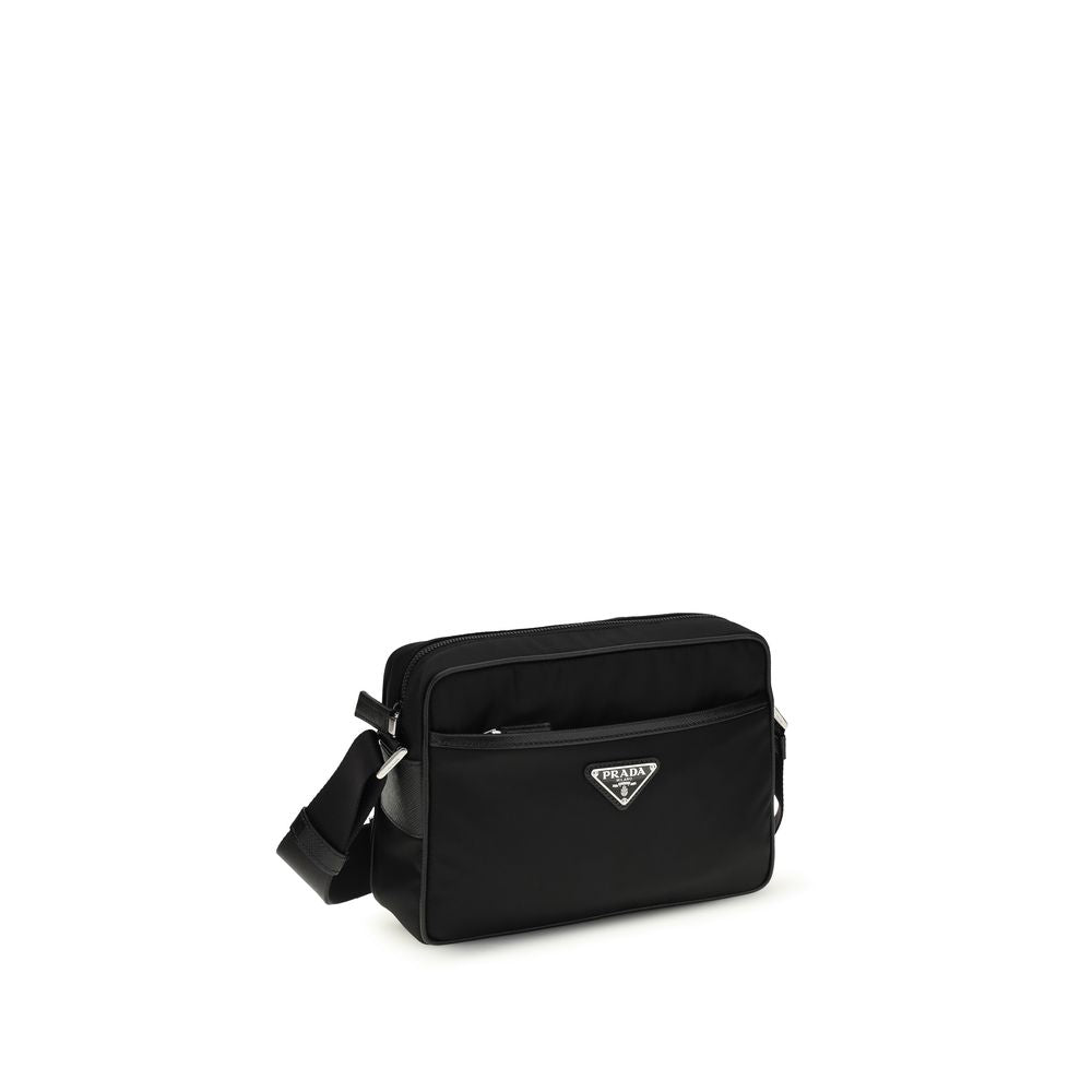 Prada Black Recycled Polyamide Shoulder Bag