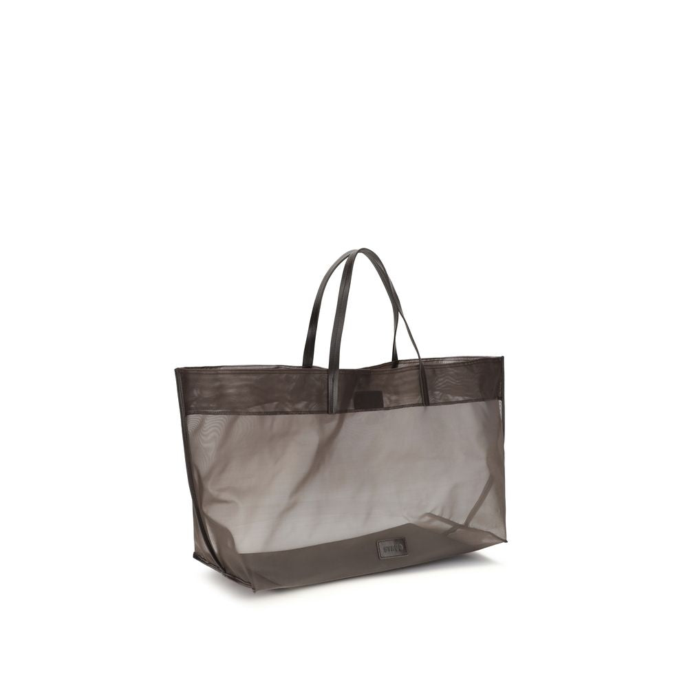 Staud Brown Nylon Shoulder Bag