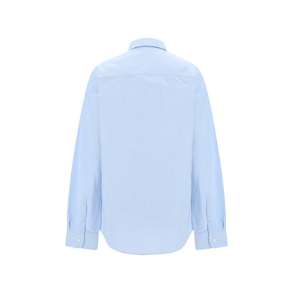 Ami Paris Blue Cotton Dress Shirt