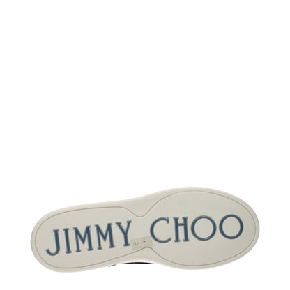 Jimmy Choo Beige Leather Low Top Sneakers