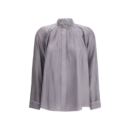 Forte_Forte Gray Silk Shirt