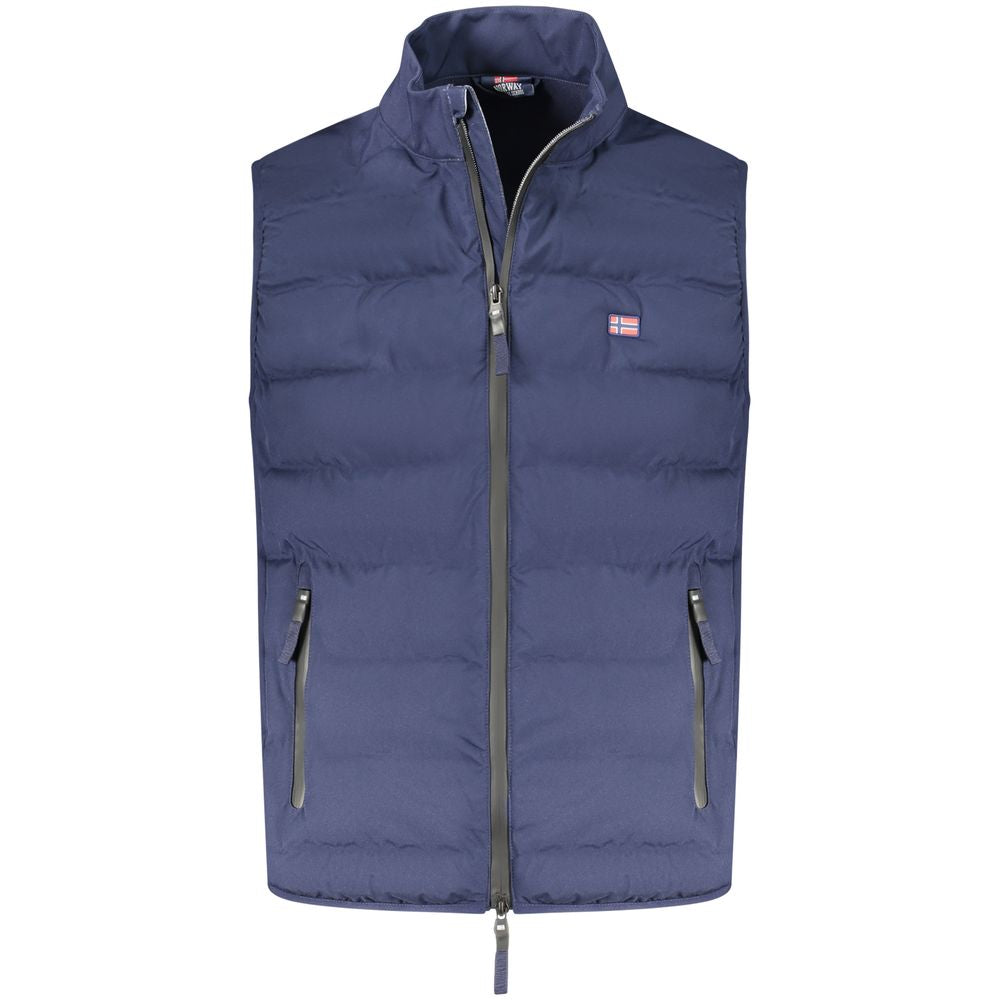 Norway 1963 Blu Polyester Men's Vest