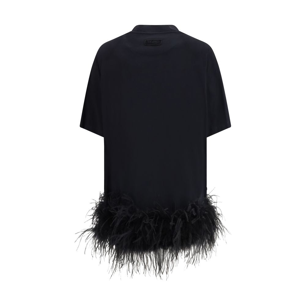 The Attico Black Cotton Casual Dress