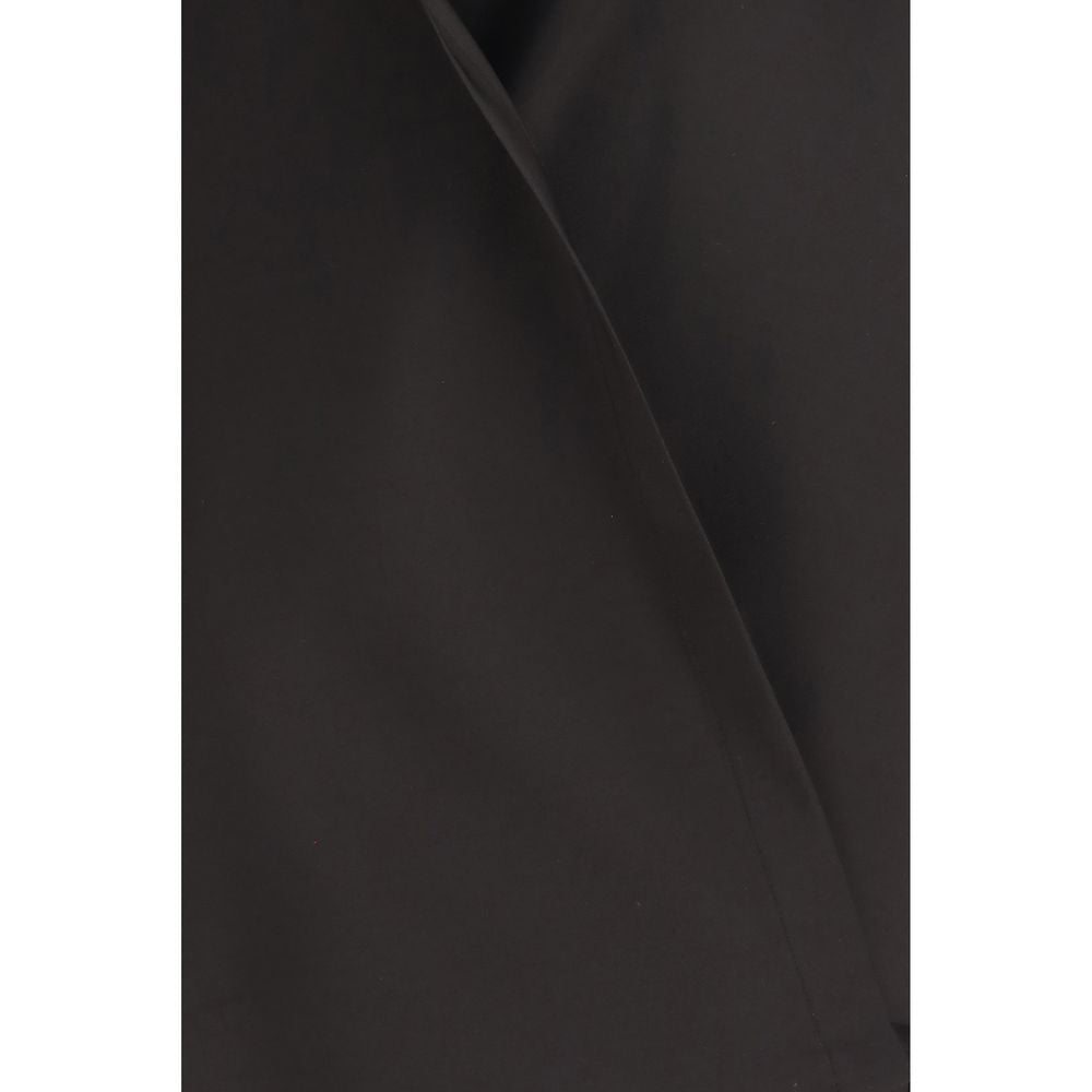 Valentino Black Wool Dress Shirt