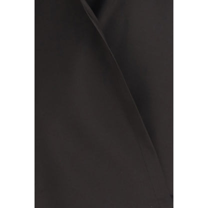 Valentino Black Wool Dress Shirt