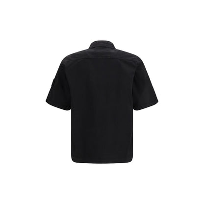 Stone Island Black Cotton Shortsleeve Shirt