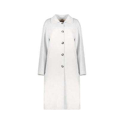 Herno White Wool Coat