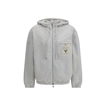 Jacquemus Gray Cotton Sweatshirt