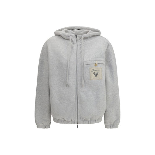 Jacquemus Gray Cotton Sweatshirt
