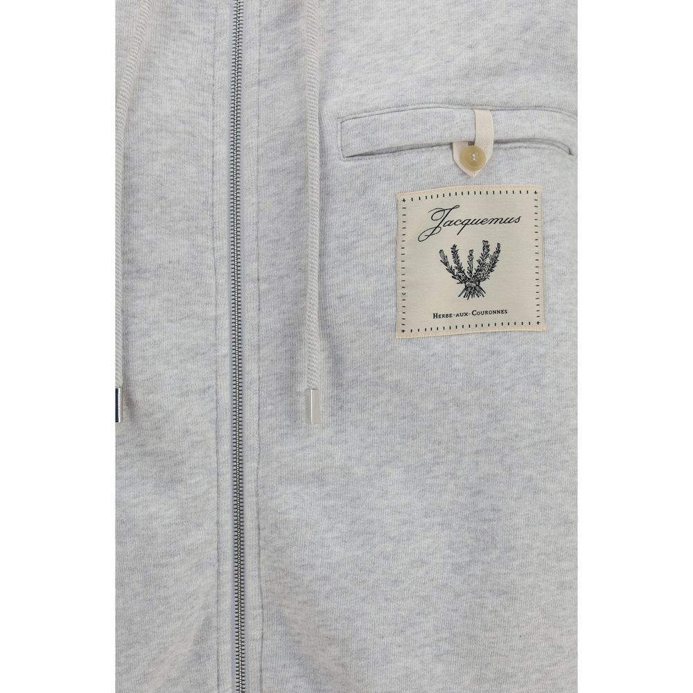 Jacquemus Gray Cotton Sweatshirt