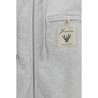 Jacquemus Gray Cotton Sweatshirt