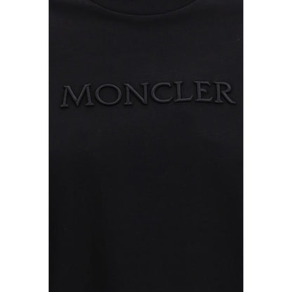 Moncler Black Cotton T-Shirt