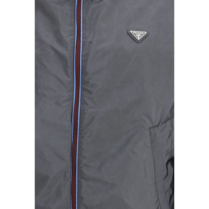 Prada Gray Recycled Polyamide Clothing