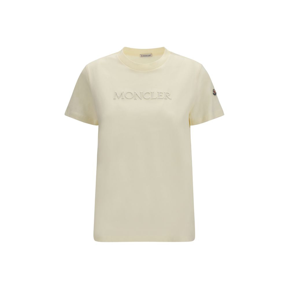 Moncler Beige Cotton T-Shirt